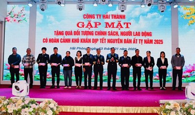 Công ty Hải Thành phổ biến, quán triệt các chế độ, tiêu chuẩn và quy định đón Tết Nguyên đán 2025