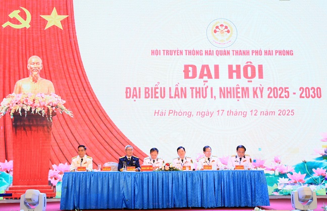 Đại hội đại biểu Hội truyền thống Hải quân thành phố Hải Phòng lần thứ nhất