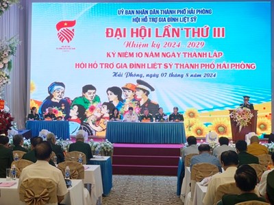 Hội hỗ trợ gia đình liệt sĩ thành phố tổ chức Đại hội nhiệm kỳ 2024-2029