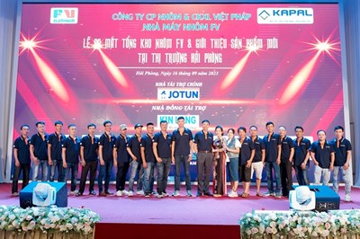 LỄ RA MẮT TỔNG KHO NHÔM FV VÀ GIỚI THIỆU SẢN PHẨM MỚI TẠI THỊ TRƯỜNG HẢI PHÒNG.