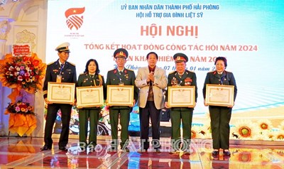 Hội Hỗ trợ gia đình liệt sĩ thành phố tổ chức tổng kết hoạt động năm 2024, xác định nhiệm vụ trọng tâm năm 2025