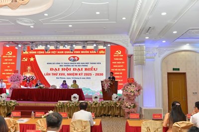 Đại hội đại biểu Đảng bộ Công ty TNHH MTV Môi trường đô thị Hải Phòng lần thứ XVII nhiệm kỳ 2025-2030