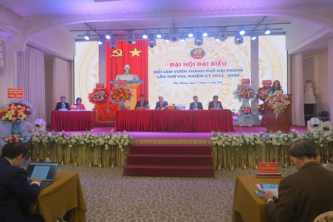 Hội làm vườn Hải Phòng tổ chức thành công Đại hội lần thứ VIII, nhiệm kỳ 2025-2030