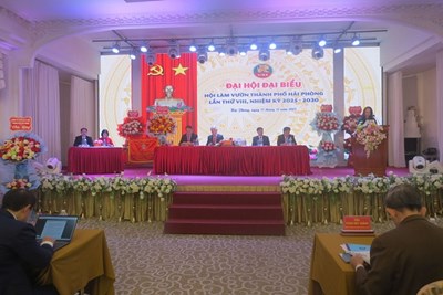 Hội làm vườn Hải Phòng tổ chức thành công Đại hội lần thứ VIII, nhiệm kỳ 2025-2030