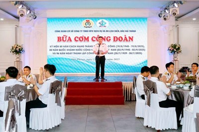 Công ty Hải Thành tổ chức “Bữa cơm công đoàn”