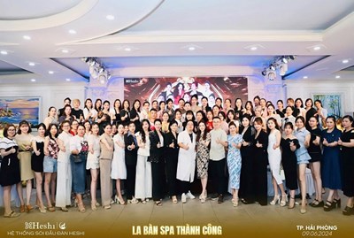 CHÚC MỪNG BUỔI HỘI THẢO DA LIỄU, DƯỠNG SINH,LA BÀN SPA TẠI HẢI PHÒNG CỰC KÌ THÀNH CÔNG